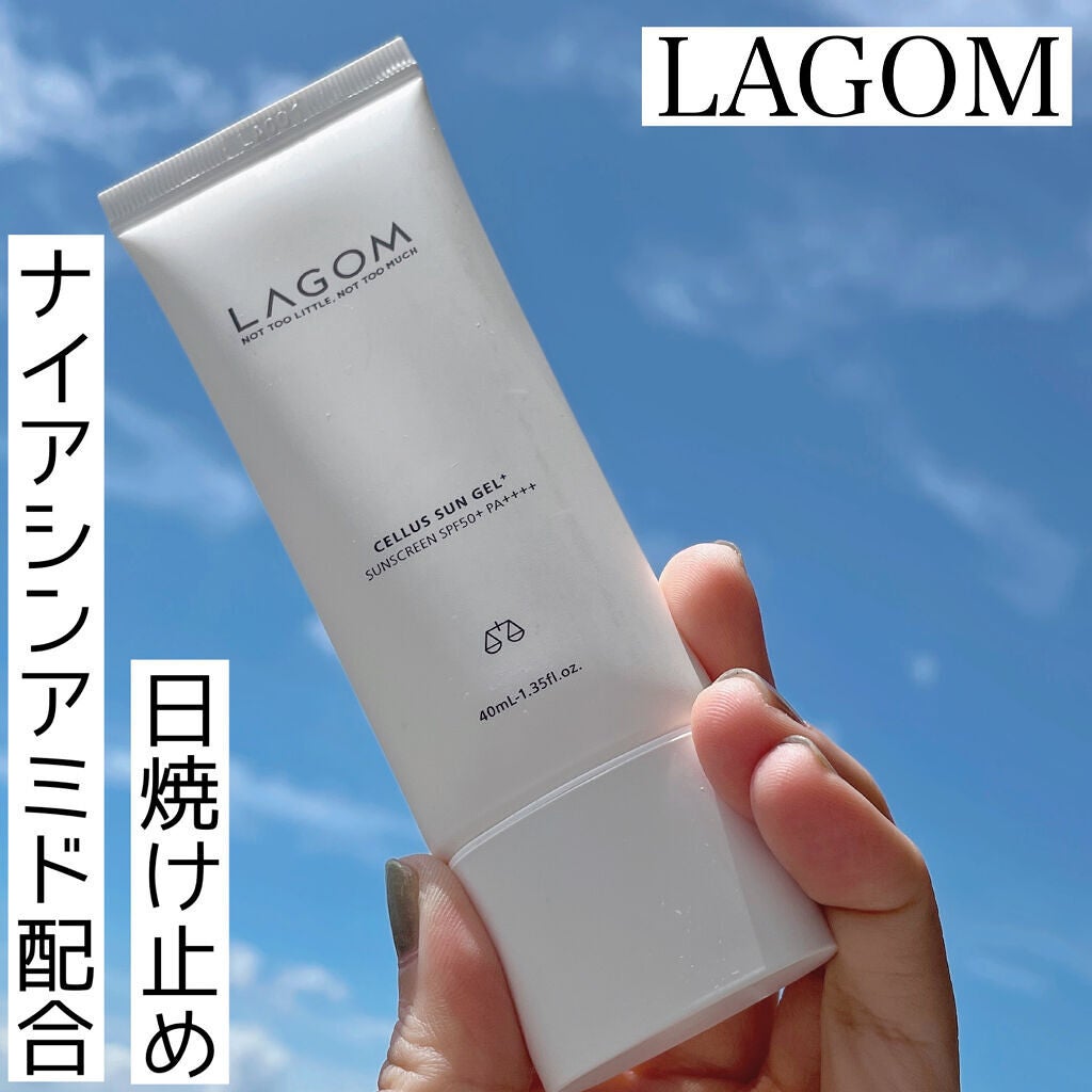 サンジェル プラス SPF50+ PA++++/LAGOM /日焼け止めジェルを使ったクチコミ(1枚目)