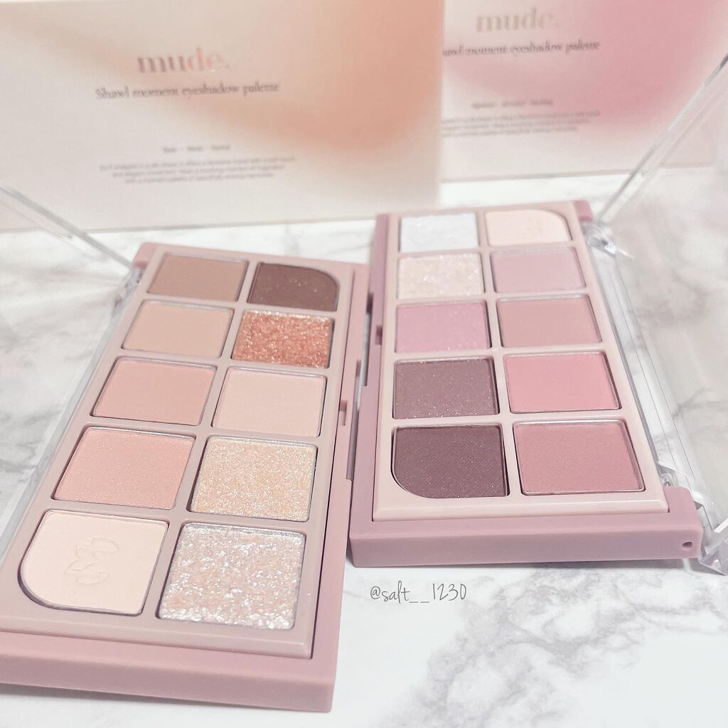 MDショールモーメント アイシャドウパレット/mude/アイシャドウパレットを使ったクチコミ(4枚目)