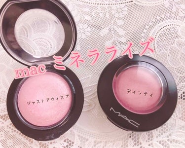 💟mac ミネラライズフィニッシュ
→3500tax

♡ジャストアウィスプ(白みピンク)
♡デインティ (イエベカラーと言われてます)

ミネラライズシリーズ！ツヤッツヤで最高！
ジャストアウィスプは