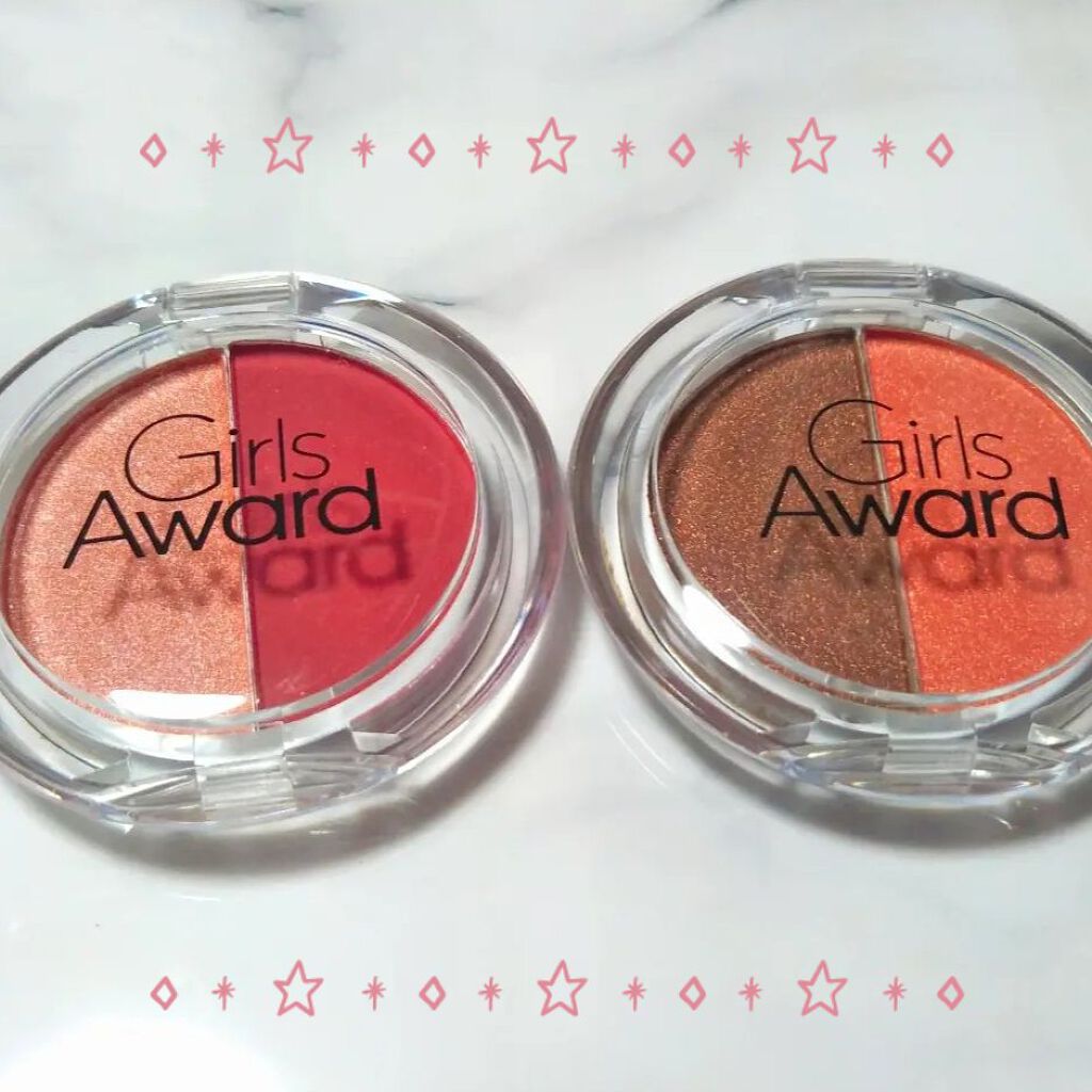  Girls Award デュアルアイシャドウ/crayontouch-me/アイシャドウパレットを使ったクチコミ（1枚目）