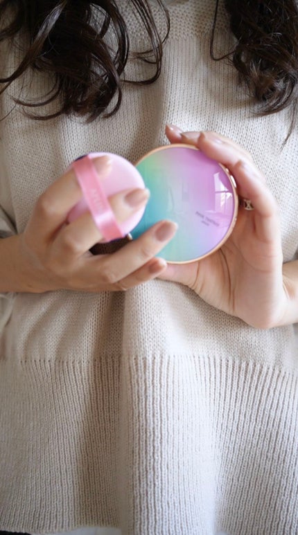 ピンクティーツリーカバークッション/APLIN/クッションファンデーションを使ったクチコミ(6枚目)