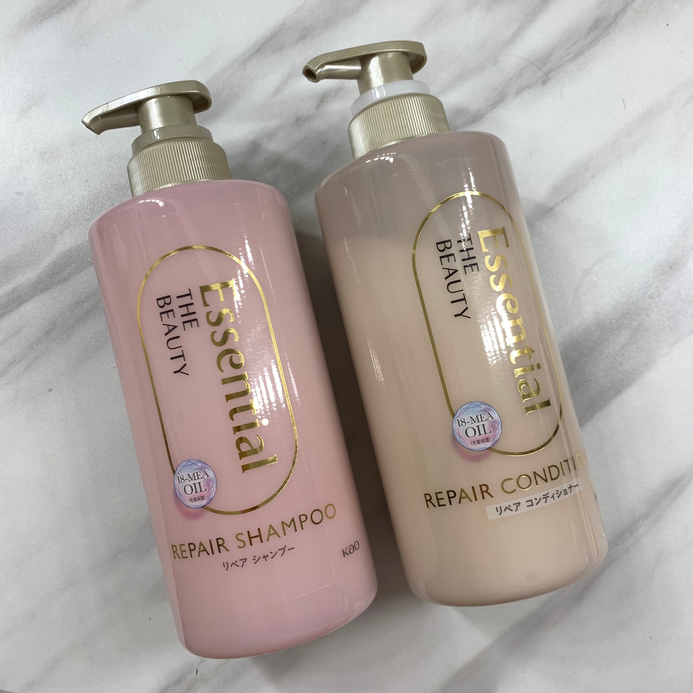 ザビューティ リペアシャンプー・コンディショナー/エッセンシャル/市販シャンプーを使ったクチコミ(1枚目)