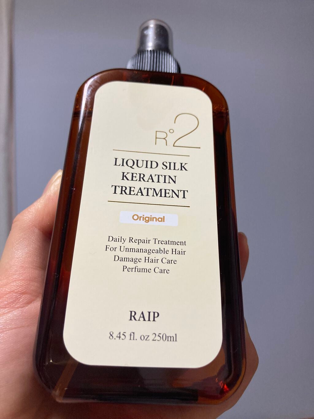 リキッドシルクケラチントリートメント/RAIP/ヘアミストを使ったクチコミ(1枚目)