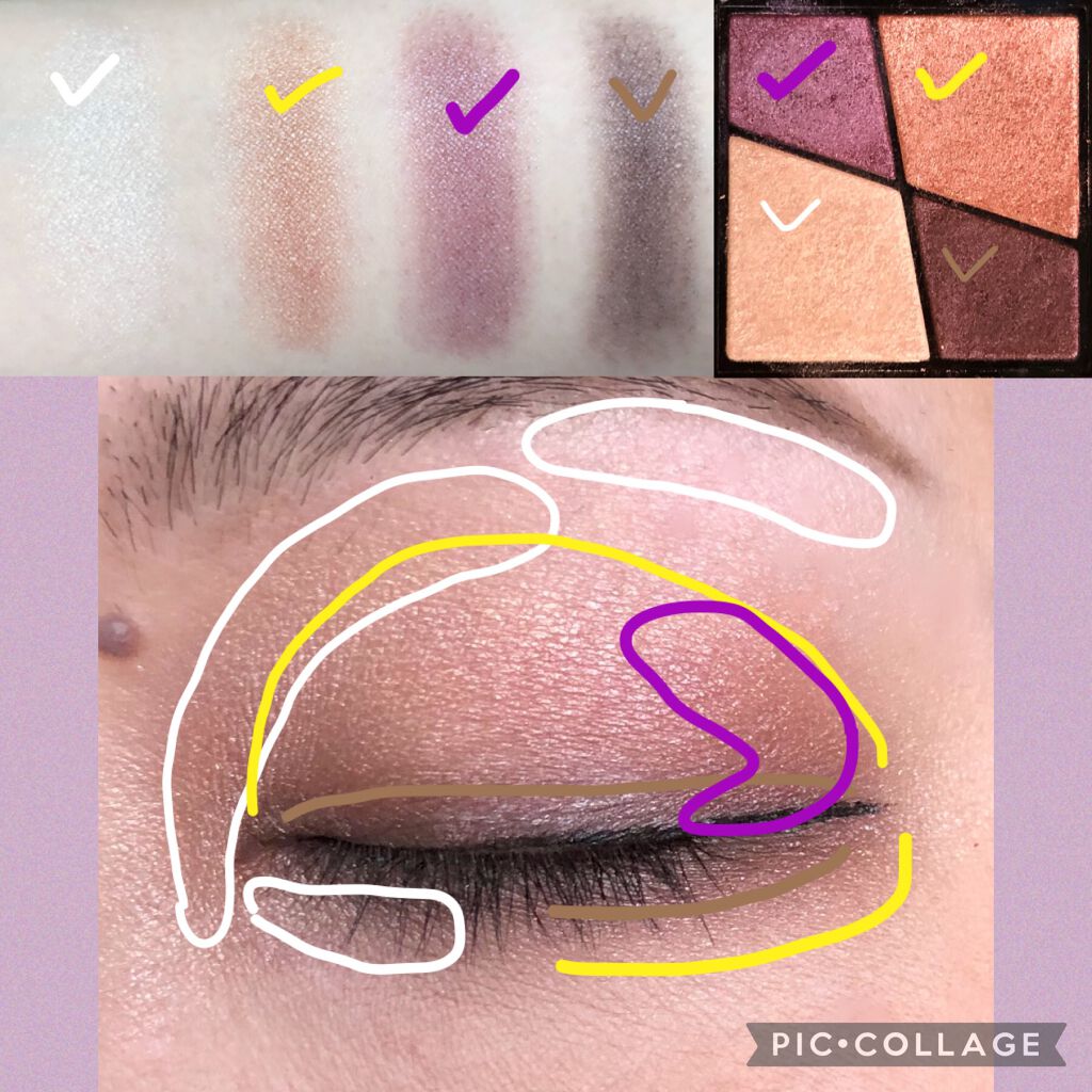 UR GLAM　VELVET EYE COLOR PALETTE/U R GLAM/アイシャドウパレットを使ったクチコミ（2枚目）