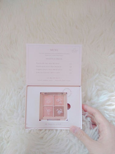 NOTONE  Peach Blush Toast cafe eye palette /Sonomama FRUIT/アイシャドウパレットを使ったクチコミ（2枚目）