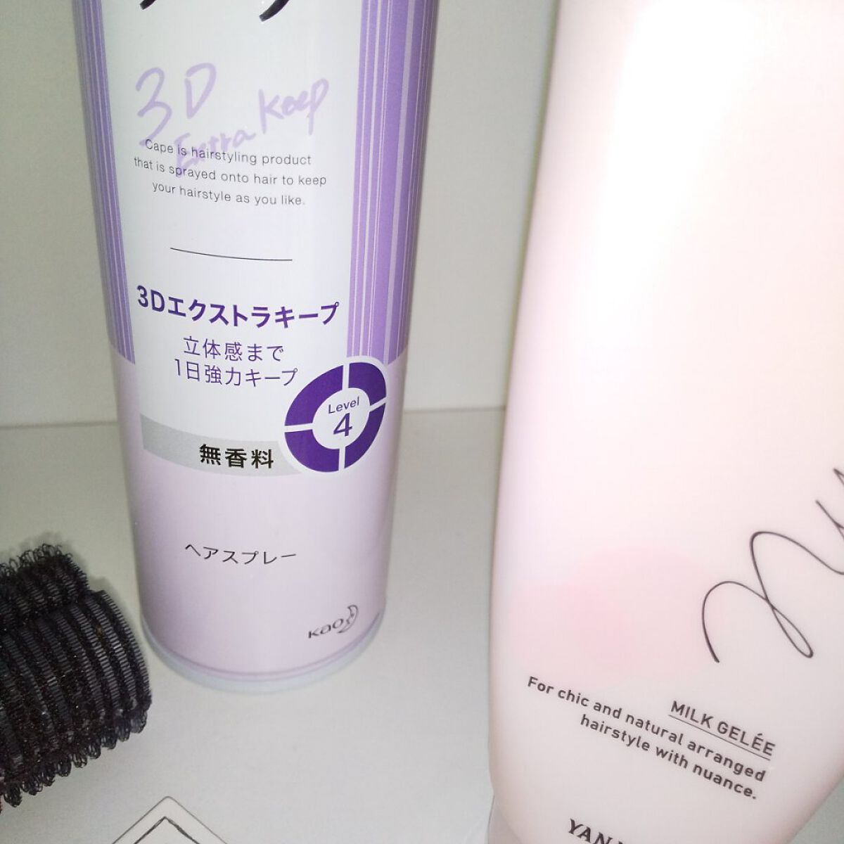 ニュアンシア まとめ髪アレンジ ミルクジュレ/柳屋/ヘアジェルを使ったクチコミ（2枚目）