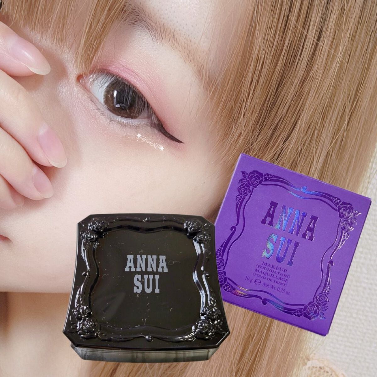 メイクアップ/ANNA SUI/パウダーファンデーションを使ったクチコミ(1枚目)