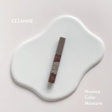 ニュアンスカラーマスカラ 02 ヘーゼルグレージュ/CEZANNE/マスカラを使ったクチコミ（1枚目）