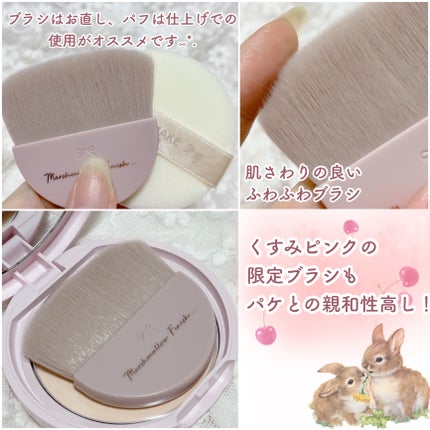 マシュマロフィニッシュパウダー/キャンメイク/プレストパウダーを使ったクチコミ(6枚目)