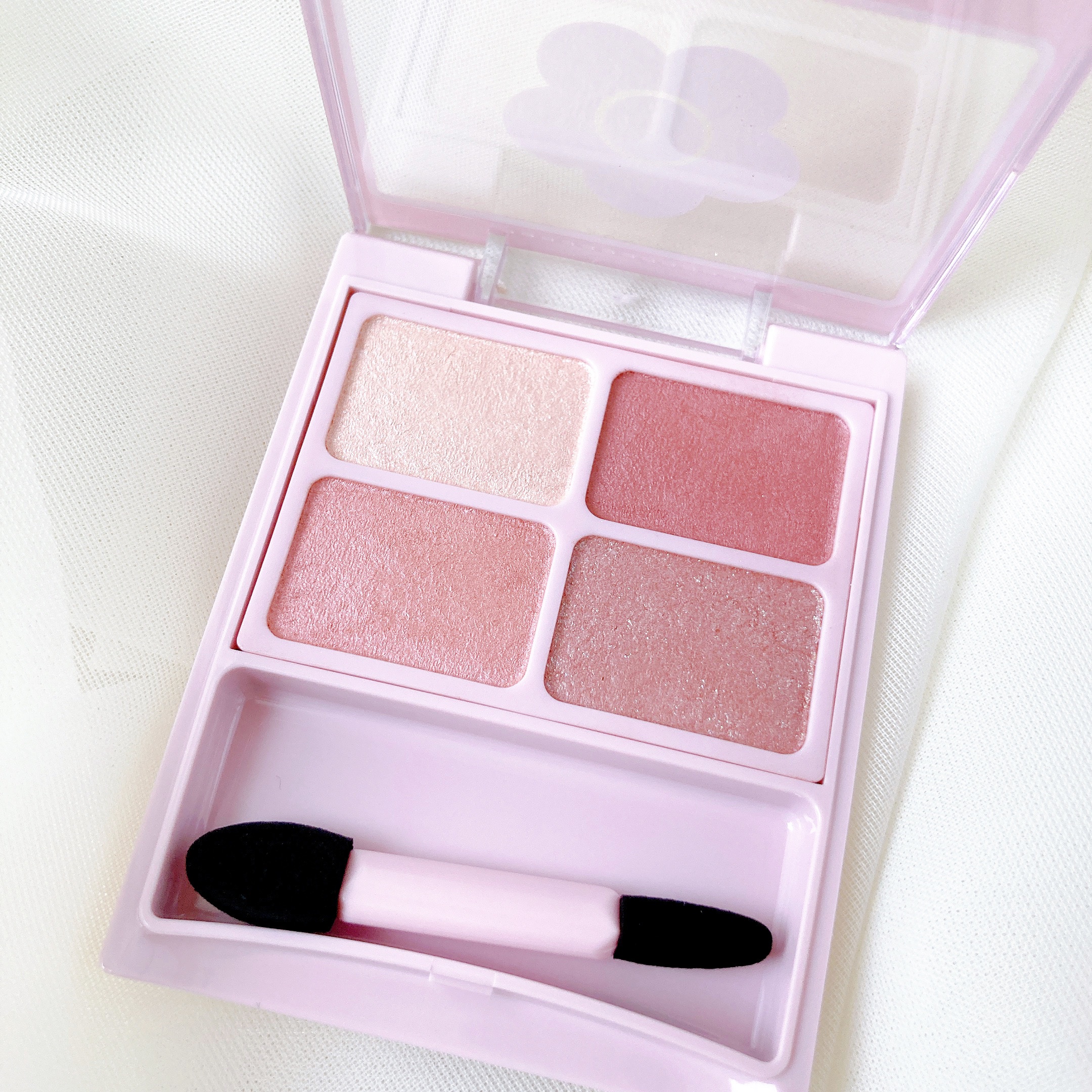 デイジードール アイカラー パレット PK-03 マーガレットピンク/DAISY DOLL by MARY QUANT/アイシャドウパレットを使ったクチコミ（2枚目）