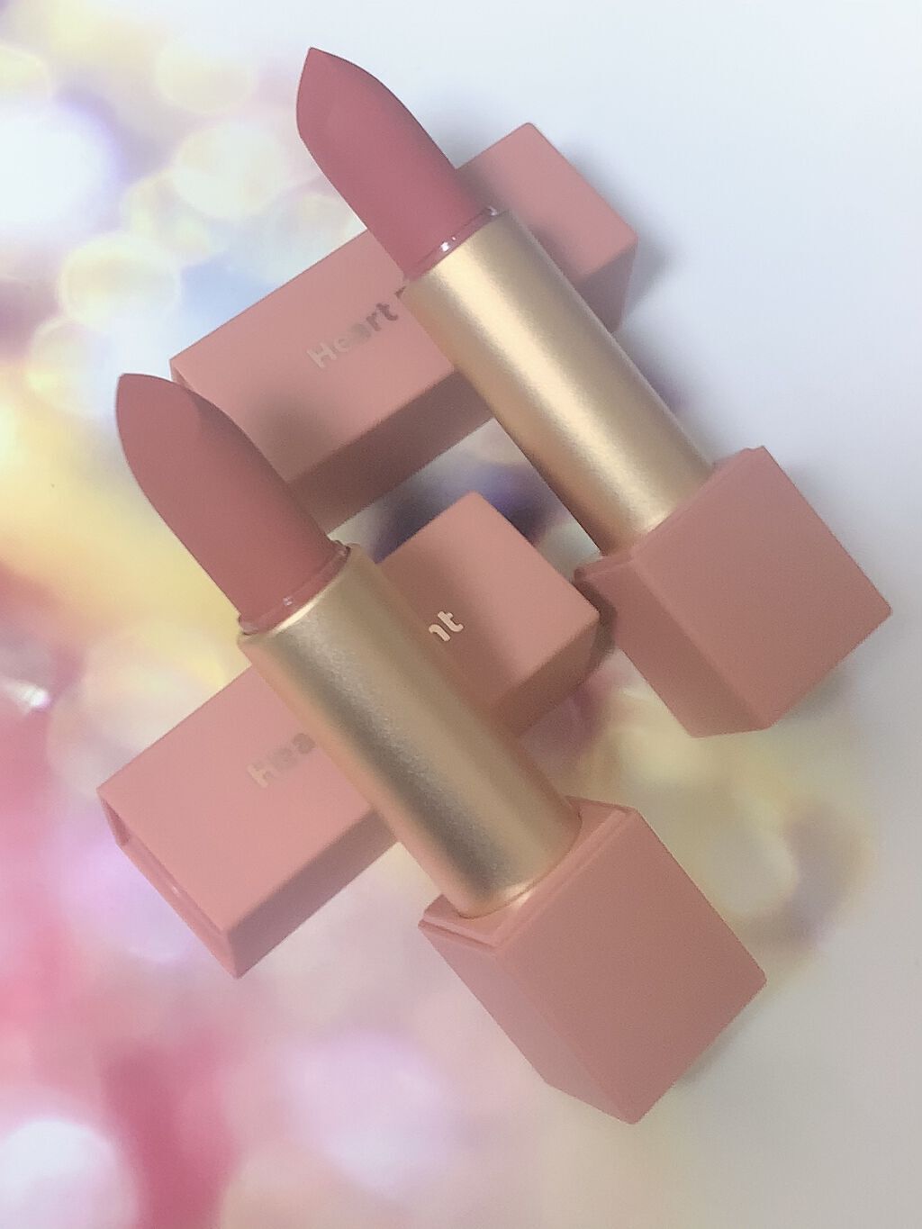 ドットオンムードマット 05 Pink Serendipity/Heart Percent/口紅を使ったクチコミ（1枚目）