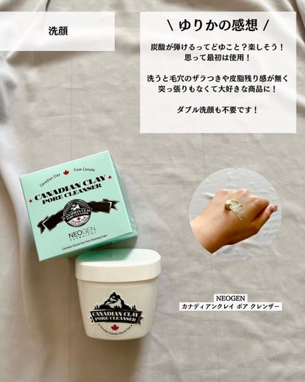 カナディアンクレイ ポア クレンザー/NEOGEN/洗い流すパック・マスクを使ったクチコミ(8枚目)