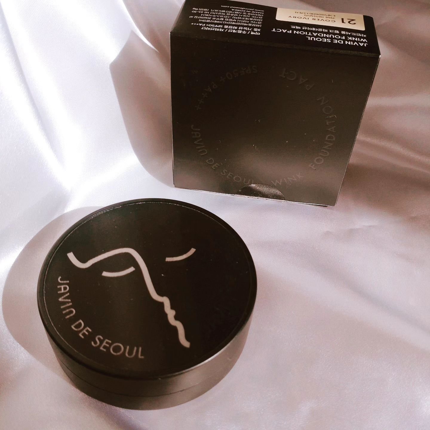 ジャビンドゥソウル ウインクファンデーションパクト/Javin De Seoul/クッションファンデーションを使ったクチコミ（2枚目）