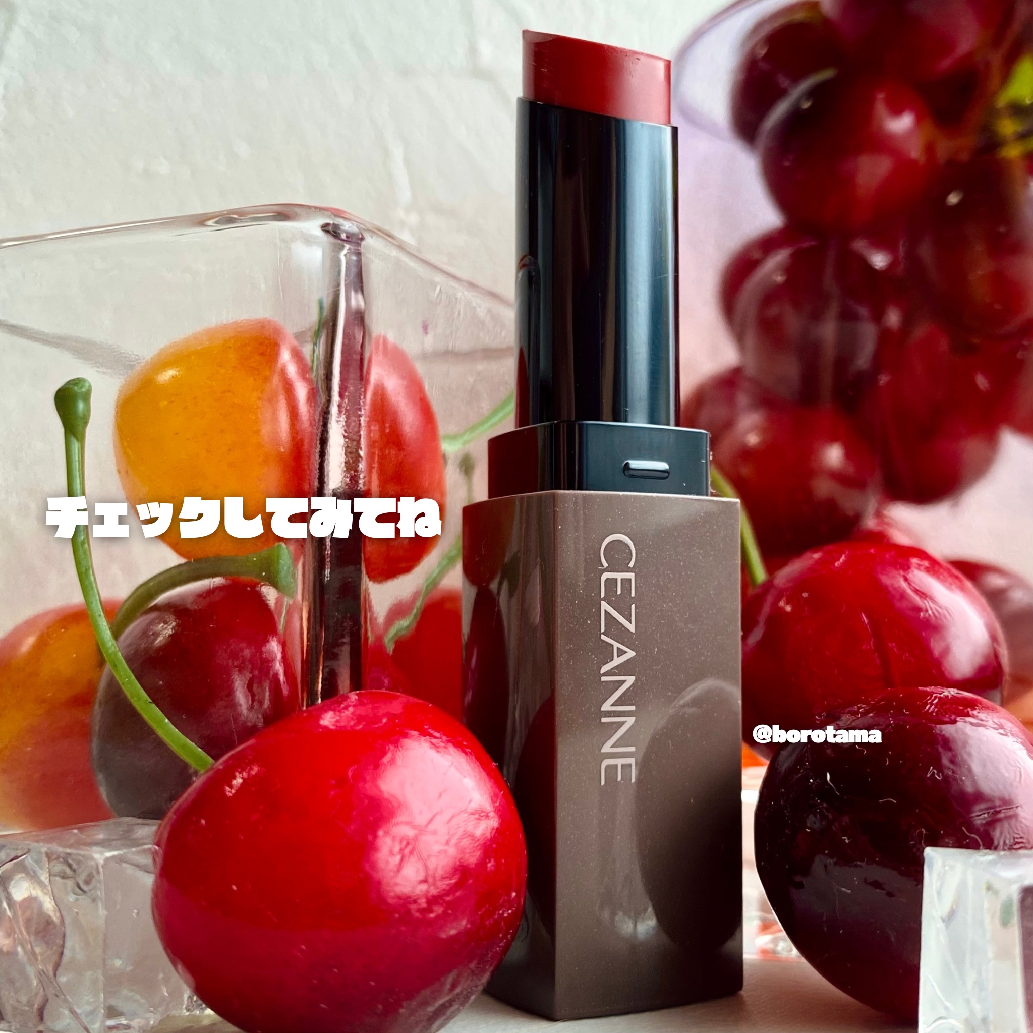 赤い唇モチーフのストラップ レトロな赤い鈴のストラップ 3個セット VA34