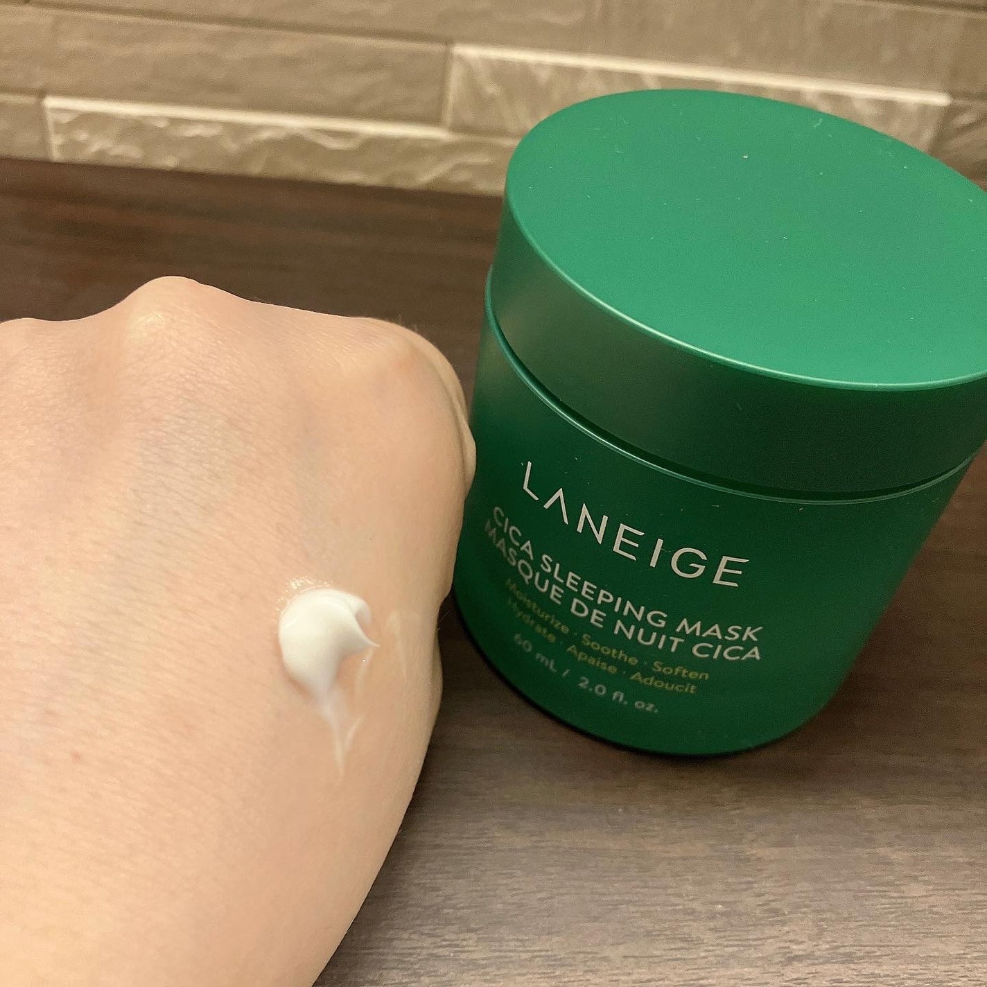 シカスリーピングマスク/LANEIGE/フェイスクリームを使ったクチコミ(2枚目)