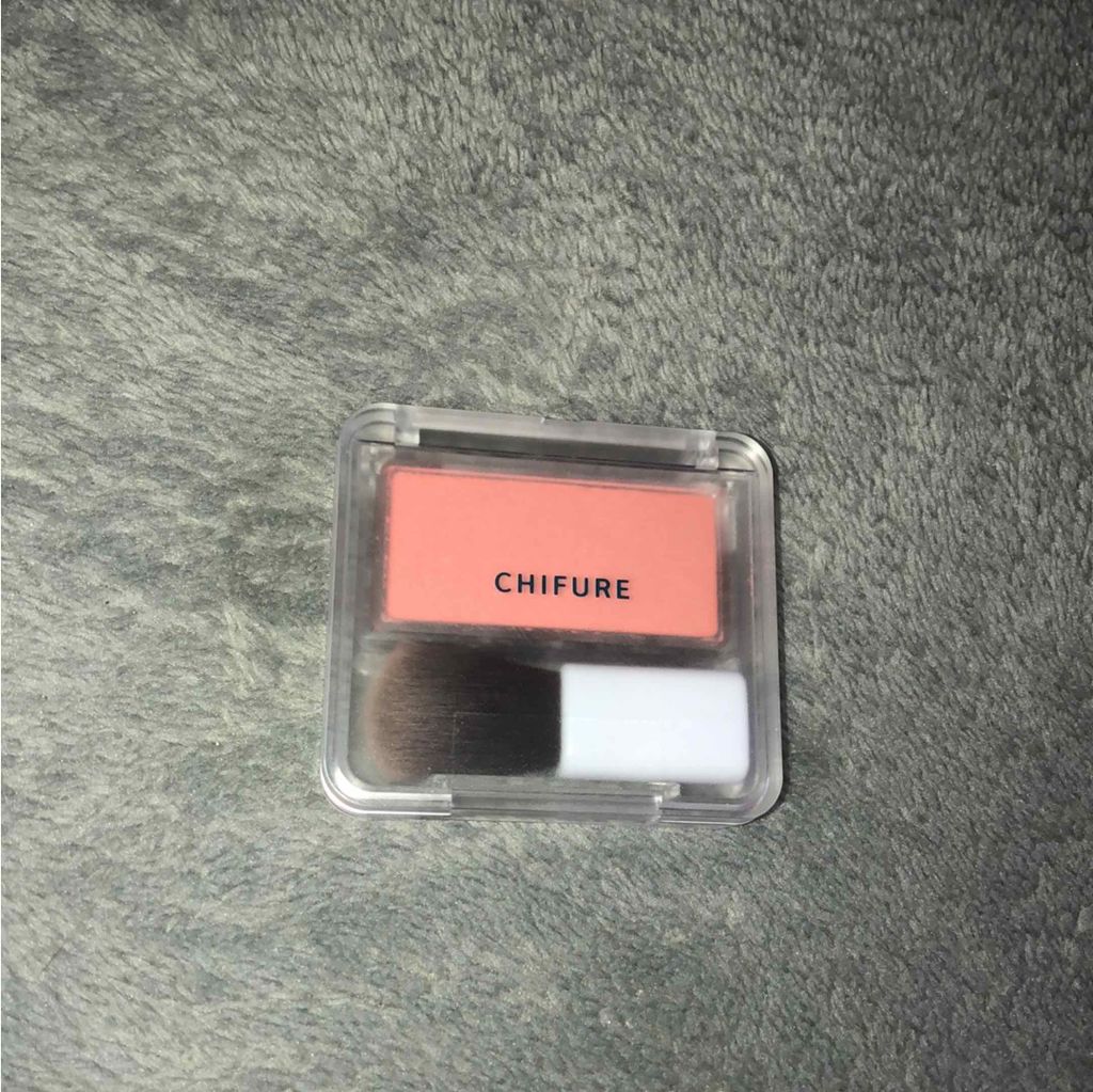 チーク カラー(ブラシ付)/ちふれ/パウダーチークを使ったクチコミ(1枚目)