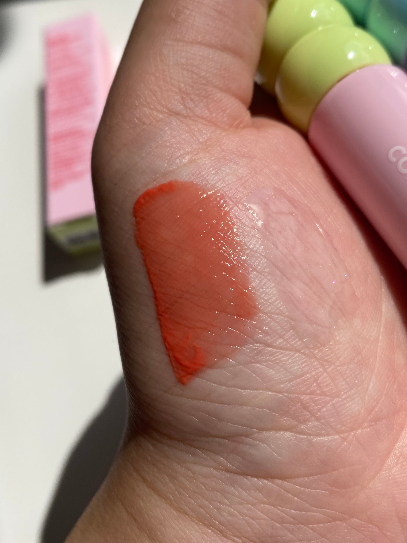 タンフルグラスティント/Colorgram/リップティントを使ったクチコミ(4枚目)