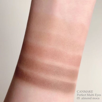 パーフェクトマルチアイズ/キャンメイク/アイシャドウパレットを使ったクチコミ(4枚目)