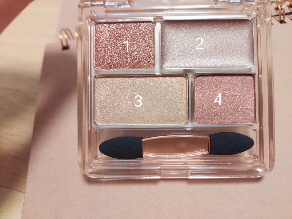 リラクシーアイシャドウ/GENE TOKYO/アイシャドウパレットを使ったクチコミ（2枚目）