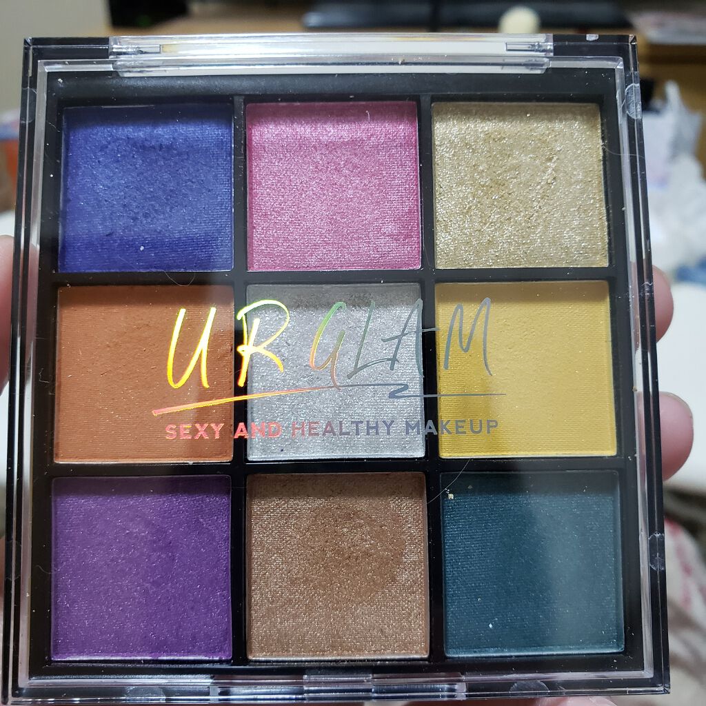 UR GLAM　BLOOMING EYE COLOR PALETTE/U R GLAM/アイシャドウパレットを使ったクチコミ（1枚目）