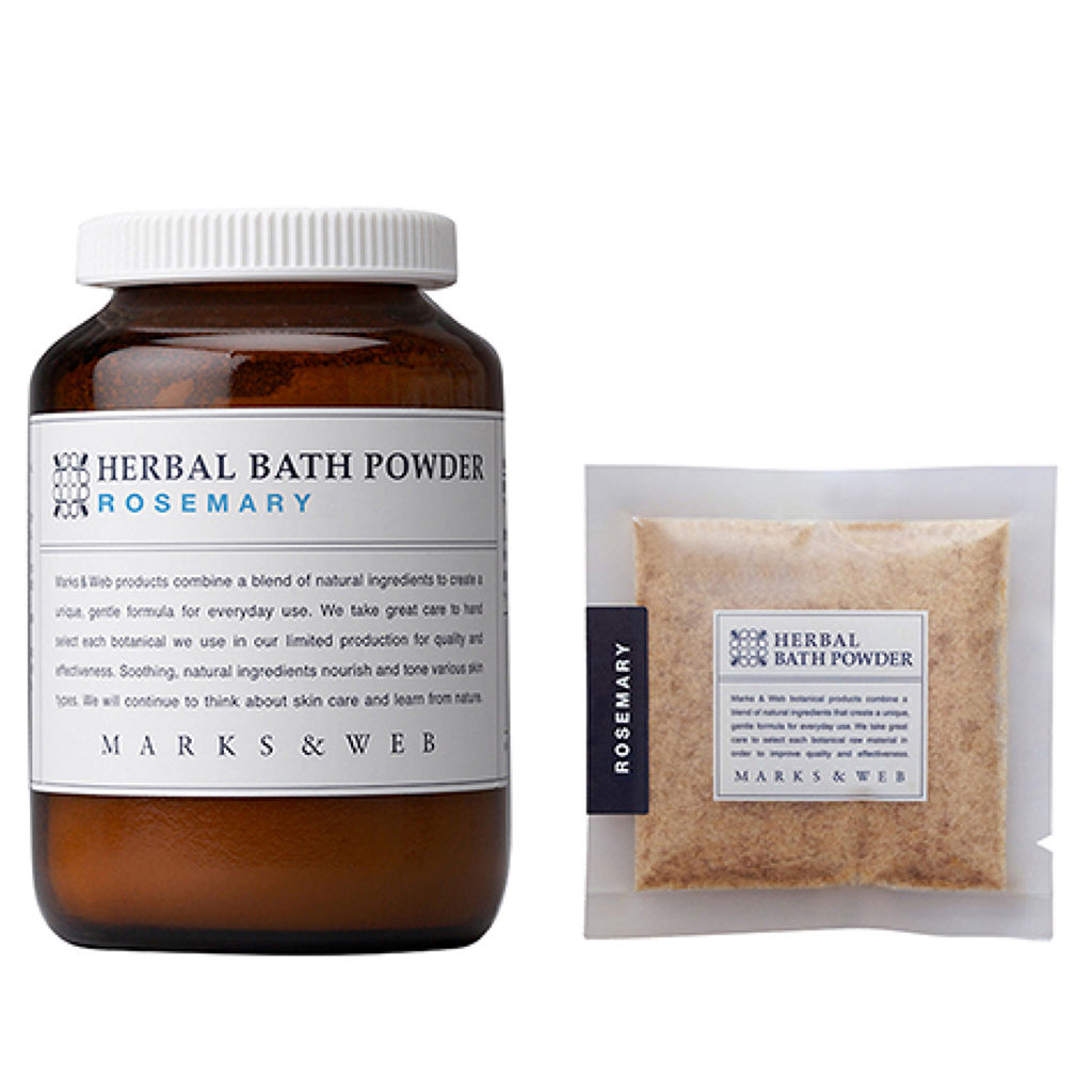 MARKS&WEB ハーバルバスパウダー ローズマリー