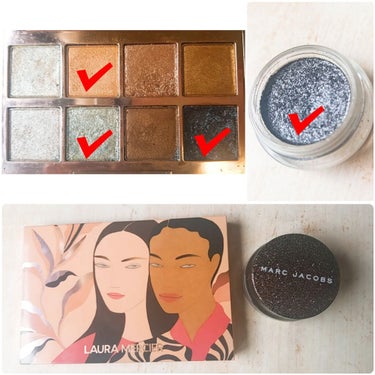 See-quins Glam Glitter Eyeshadow /MARC JACOBS BEAUTY/ジェル・クリームアイシャドウを使ったクチコミ（3枚目）