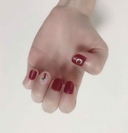 しずくネイルシール/キャンドゥ/ネイルシールを使ったクチコミ(2枚目)