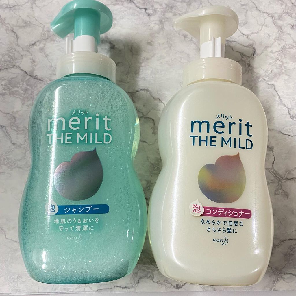 ザマイルド/メリット/市販シャンプーを使ったクチコミ（1枚目）