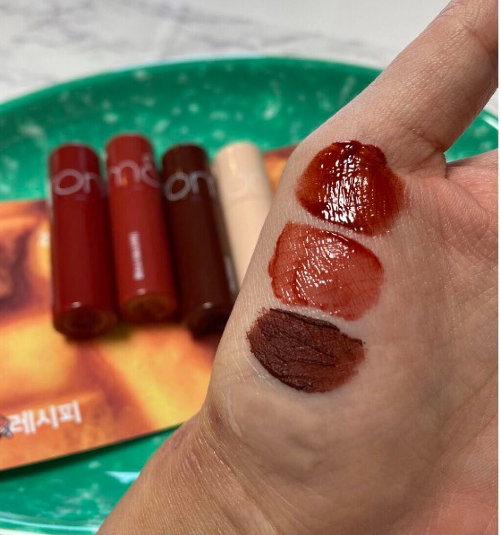 トッポギエディション リップセット/rom&nd/口紅を使ったクチコミ(2枚目)