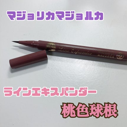 ラインエキスパンダー /MAJOLICA MAJORCA/リキッドアイライナーを使ったクチコミ(1枚目)