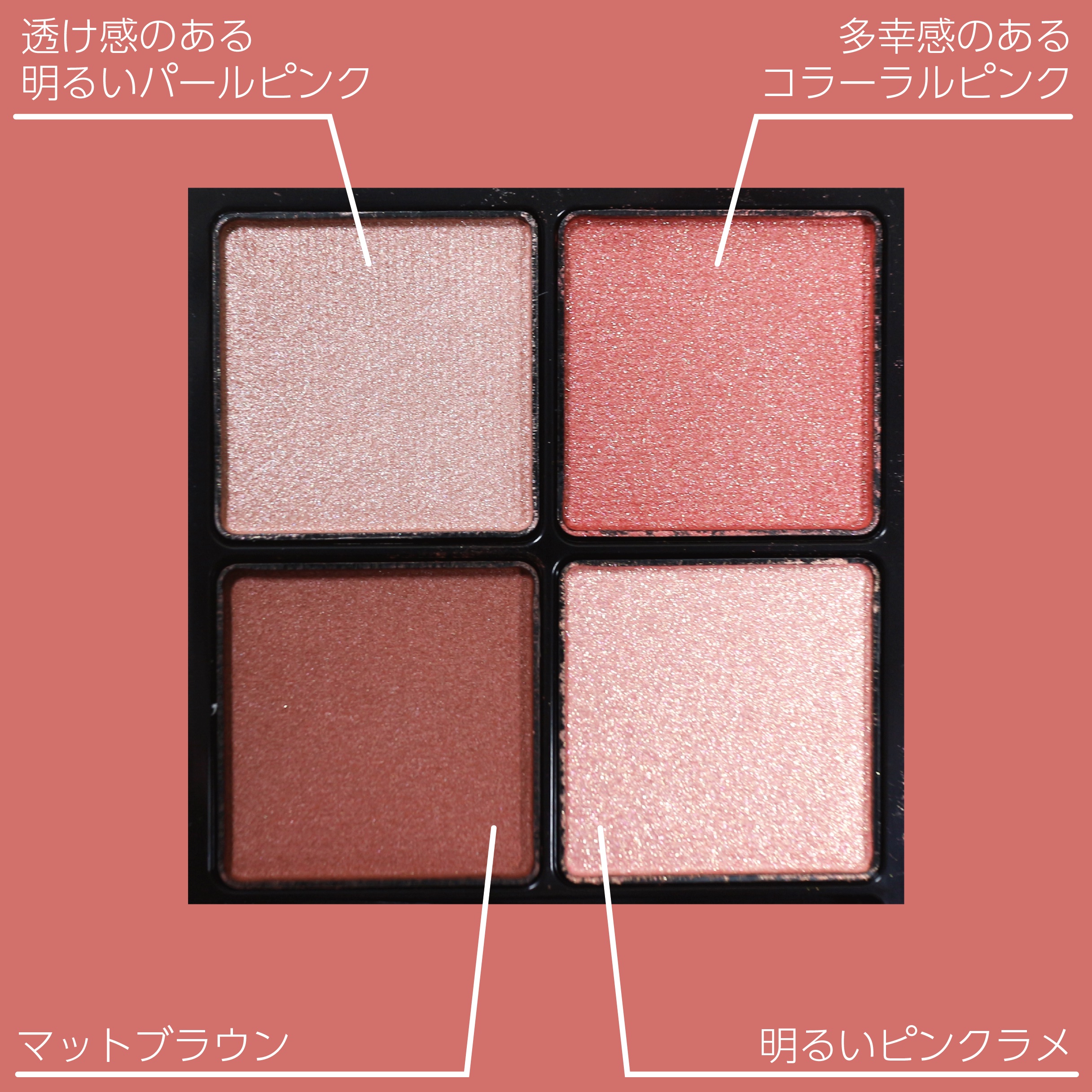 RMK シンクロマティック アイシャドウパレット/RMK/アイシャドウパレットを使ったクチコミ（3枚目）
