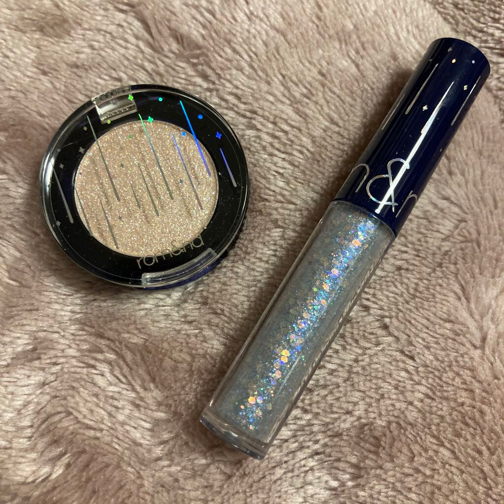 グリッター シャドウ カラー/rom&nd/グリッターを使ったクチコミ(1枚目)