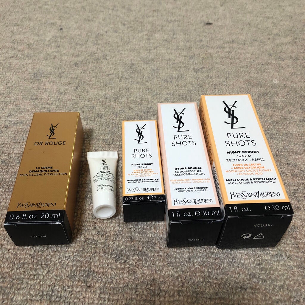 ピュアショット ナイト リチャージセラム/YVES SAINT LAURENT BEAUTE/美容液を使ったクチコミ(1枚目)