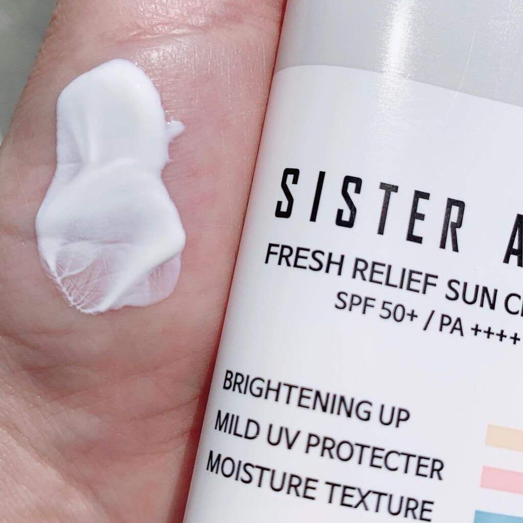 フレッシュリリーフ日焼け止めクリーム/SISTER ANN/日焼け止めクリームを使ったクチコミ（2枚目）