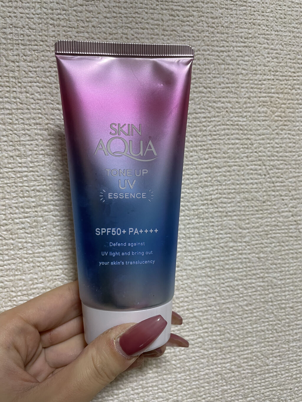 スキンアクア トーンアップUVエッセンス/スキンアクア/日焼け止めクリームを使ったクチコミ（1枚目）