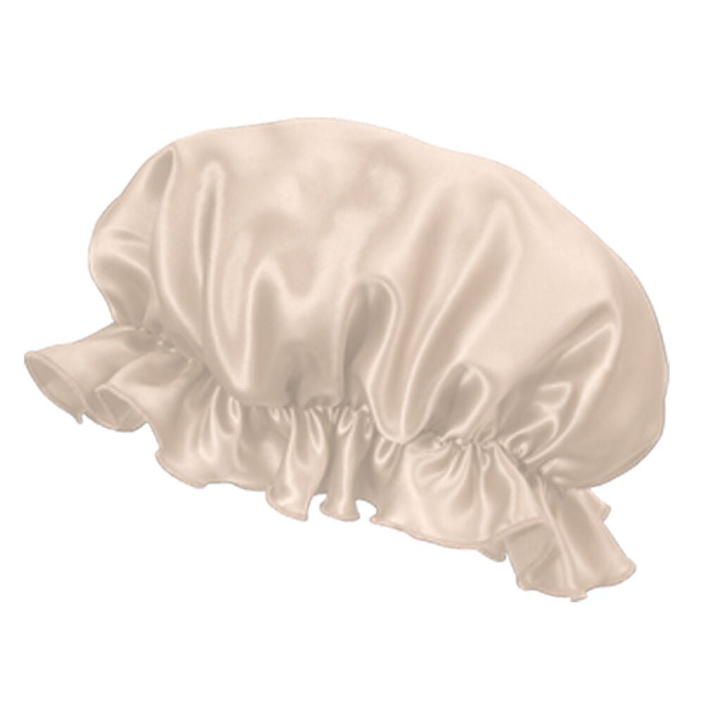 シルク ナイトキャップ(ゴム紐) 05 シャンパンゴールド