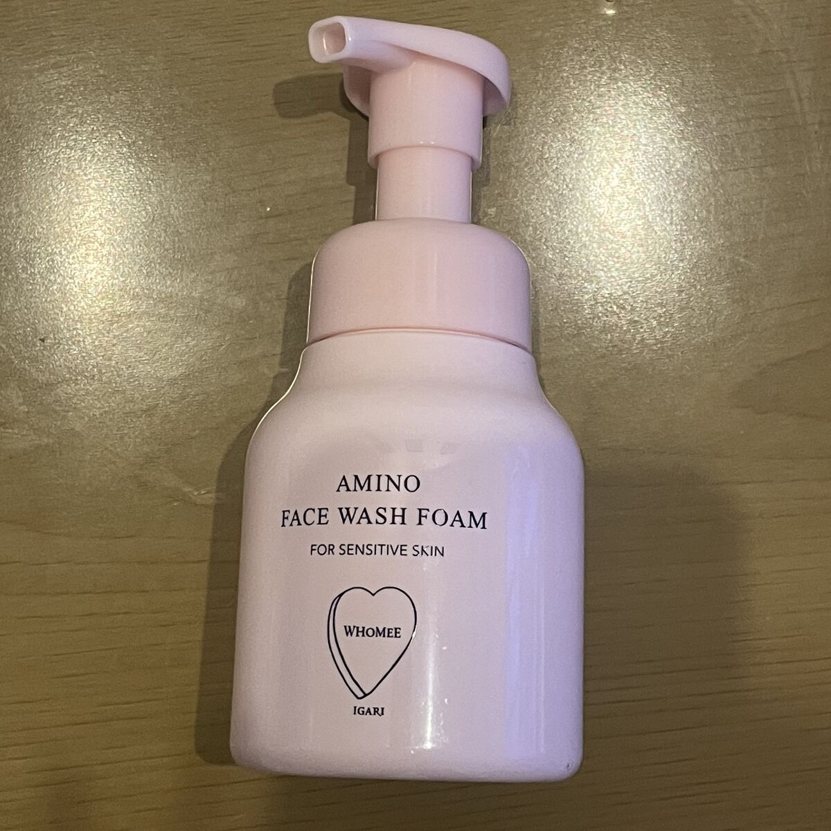 アミノフェイスウォッシュフォーム 本体150ml/WHOMEE/泡洗顔を使ったクチコミ（1枚目）