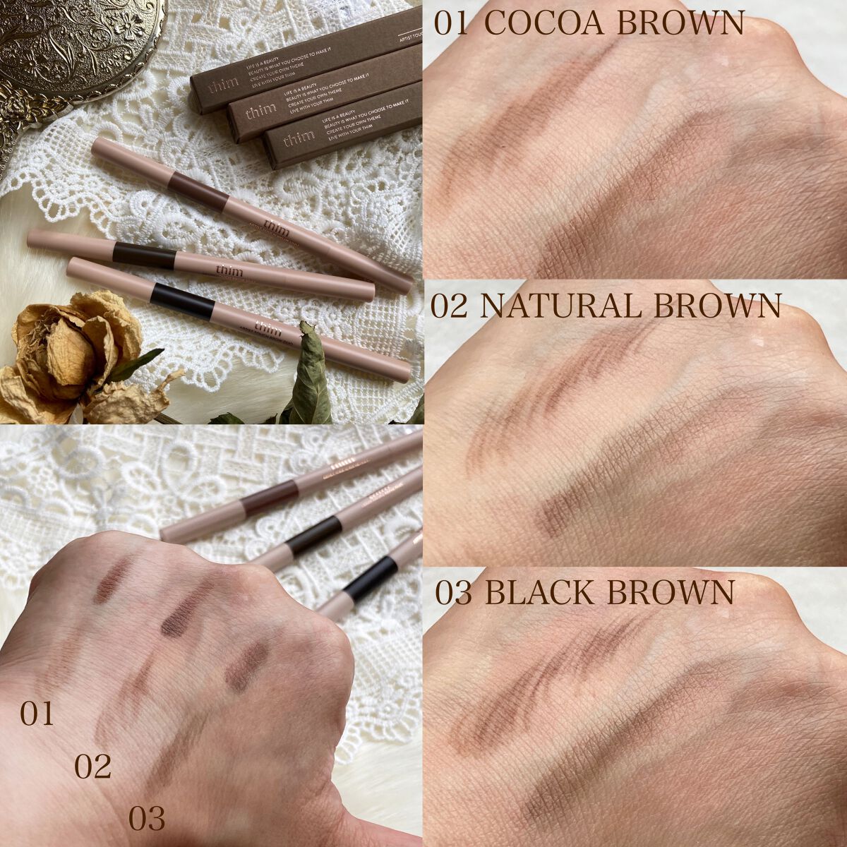 アーティストタッチブロウデュオ/thim/アイブロウペンシルを使ったクチコミ(6枚目)