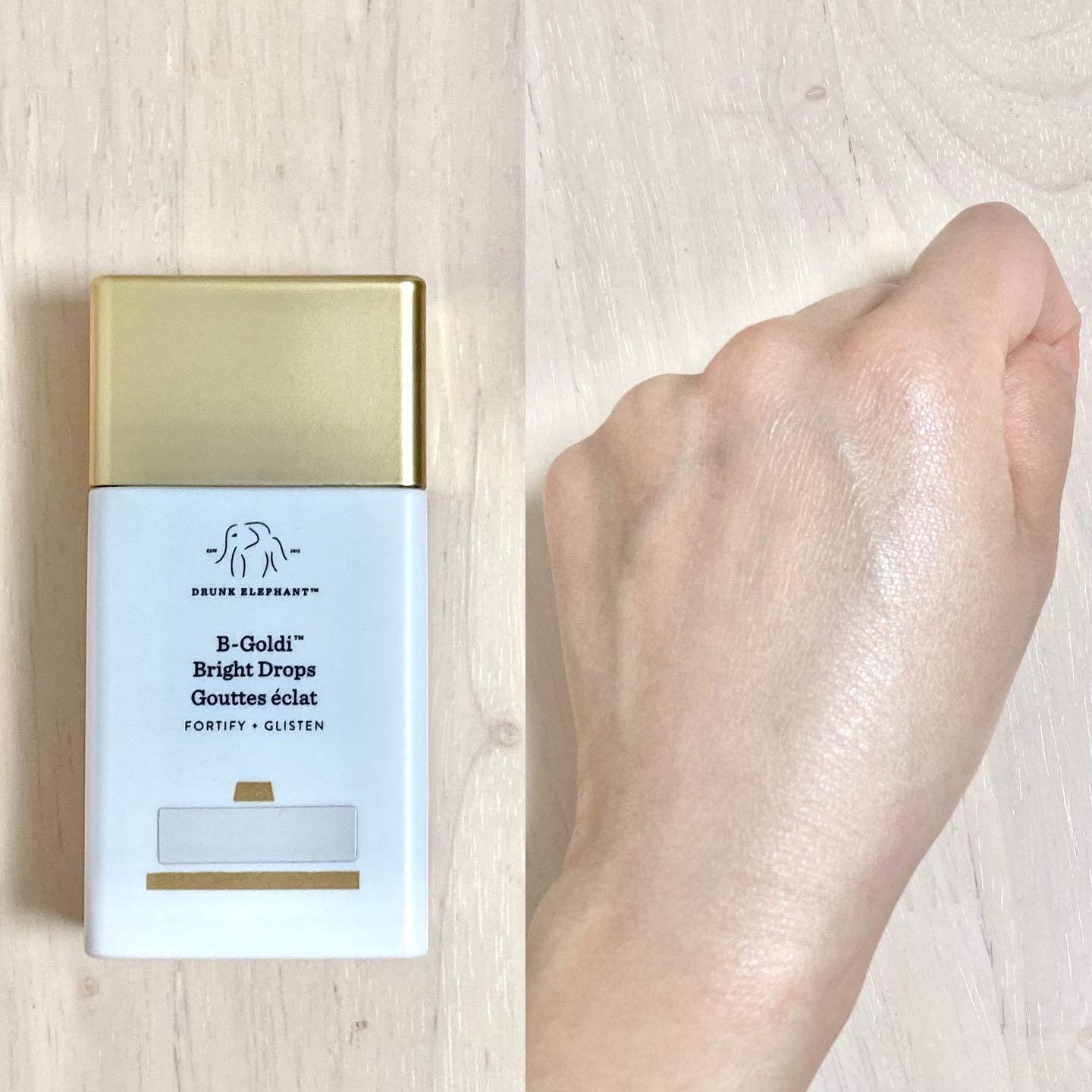 ビーゴールディ ブライト ドロップス/Drunk Elephant/美容液を使ったクチコミ（2枚目）