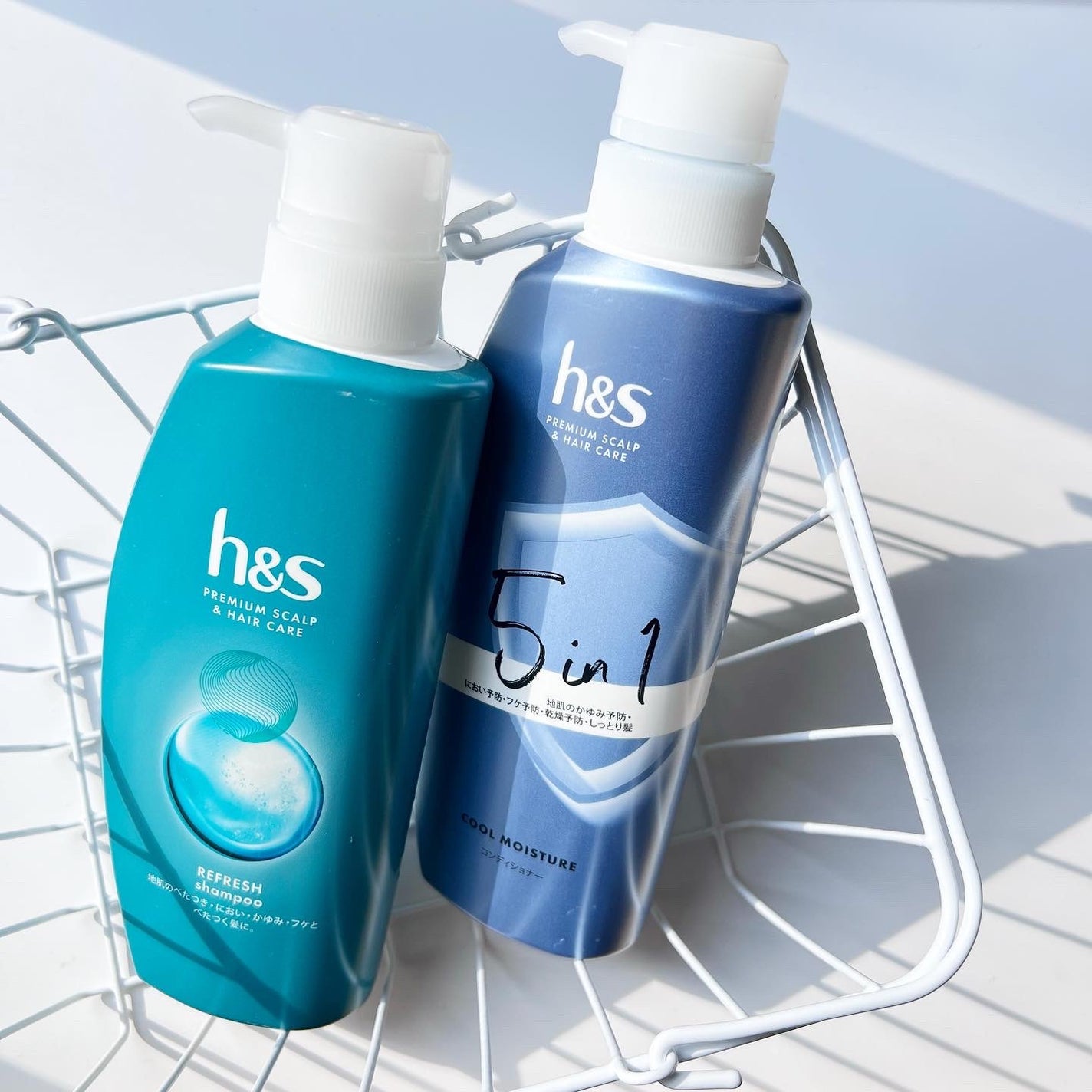 5in1クールモイスチャーシャンプー/コンディショナー/h&s/市販シャンプーを使ったクチコミ(1枚目)