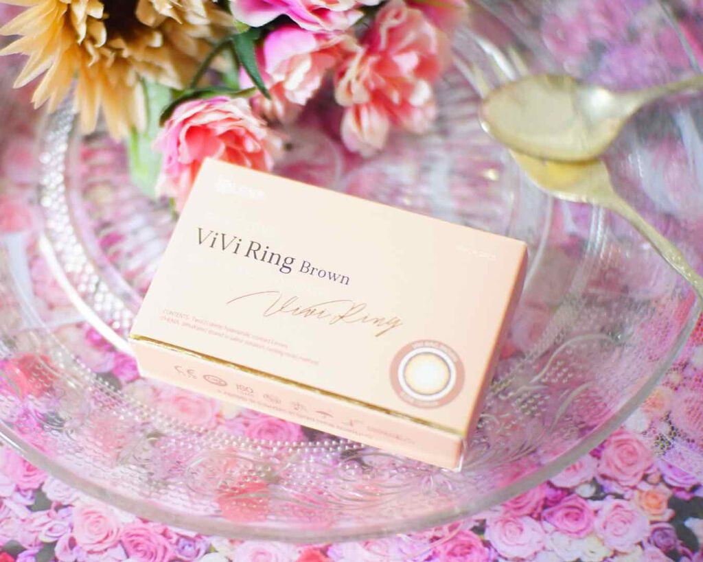 ViVi Ring 1Month/OLENS/カラーコンタクトレンズを使ったクチコミ(1枚目)