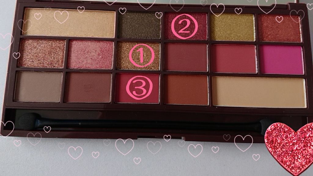 アイラブチョコレート/MAKEUP REVOLUTION/アイシャドウパレットを使ったクチコミ（2枚目）