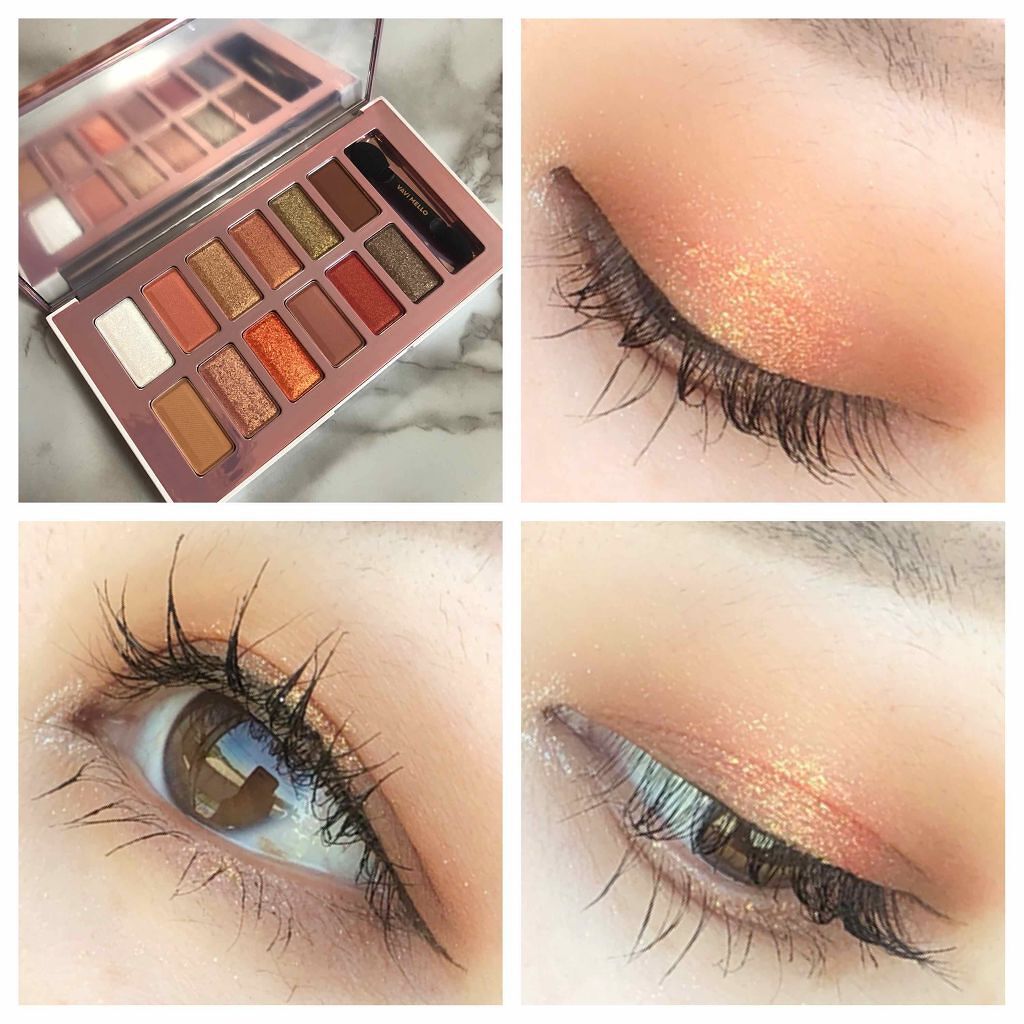 バレンタインボックス2 ピーチパレット/VAVI MELLO/アイシャドウパレットを使ったクチコミ(2枚目)