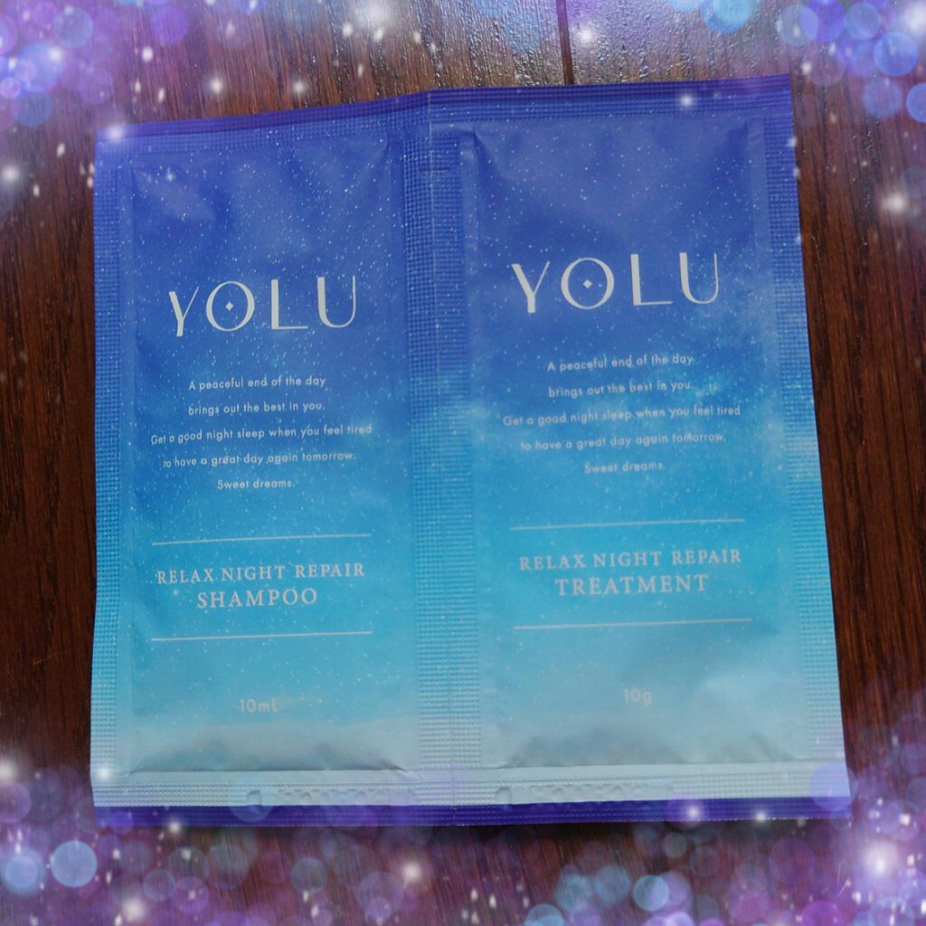 リラックスナイトリペア シャンプー／トリートメント/YOLU/市販シャンプーを使ったクチコミ（1枚目）