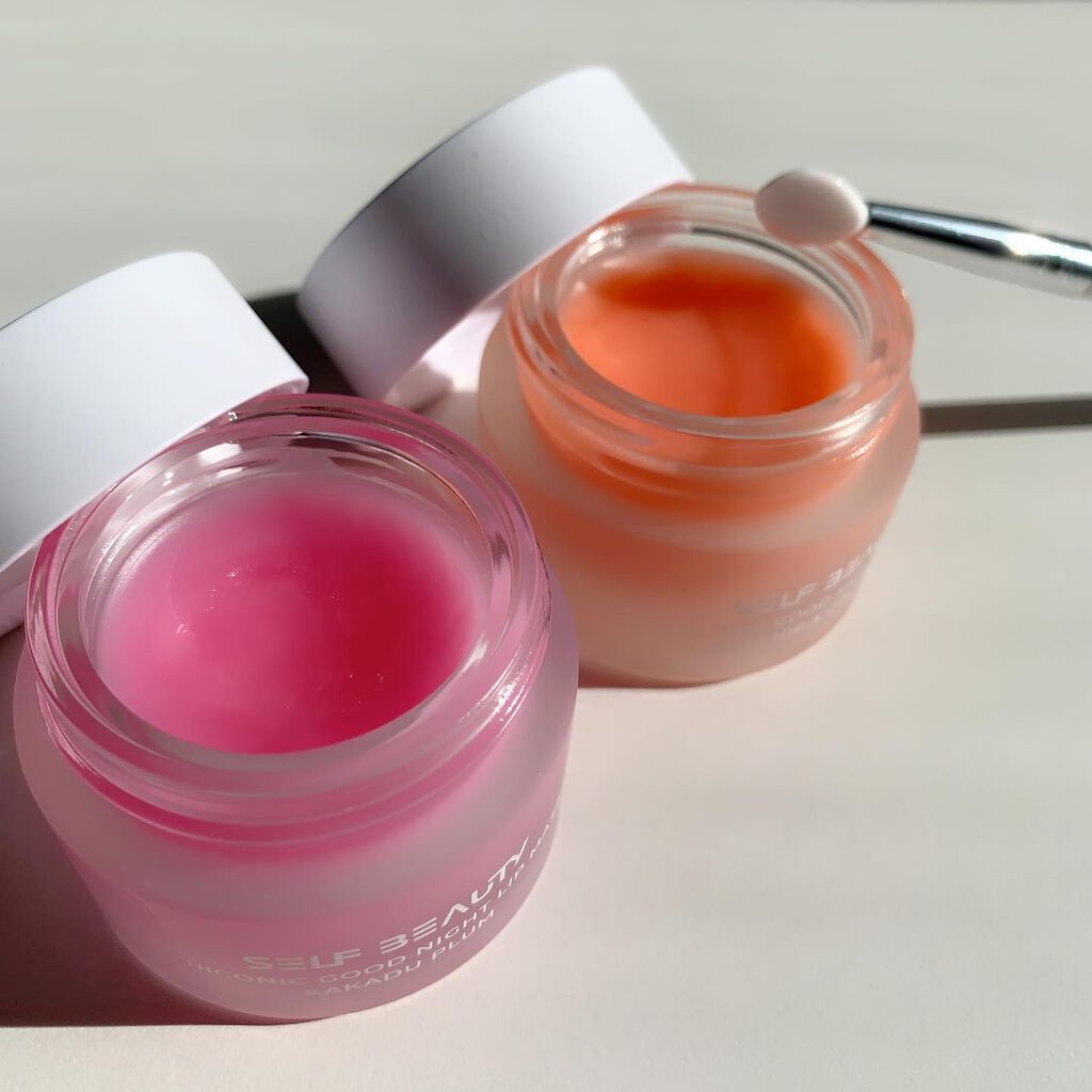 ユニコーングッドナイトリップマスク カカドゥプラム/SELF BEAUTY/リップマスクを使ったクチコミ（3枚目）