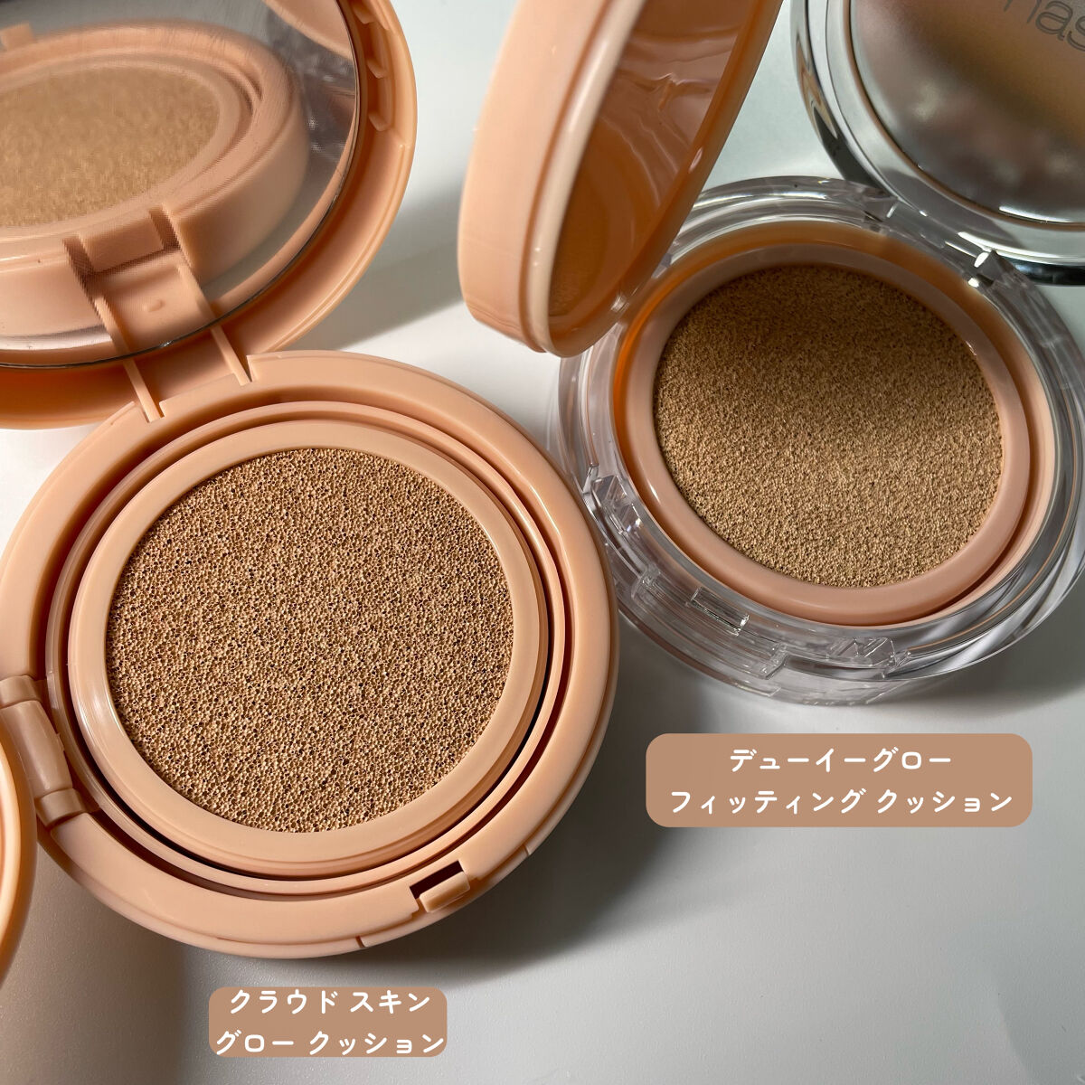 デューイーグロー フィッティング クッション/HASH/クッションファンデーションを使ったクチコミ（3枚目）