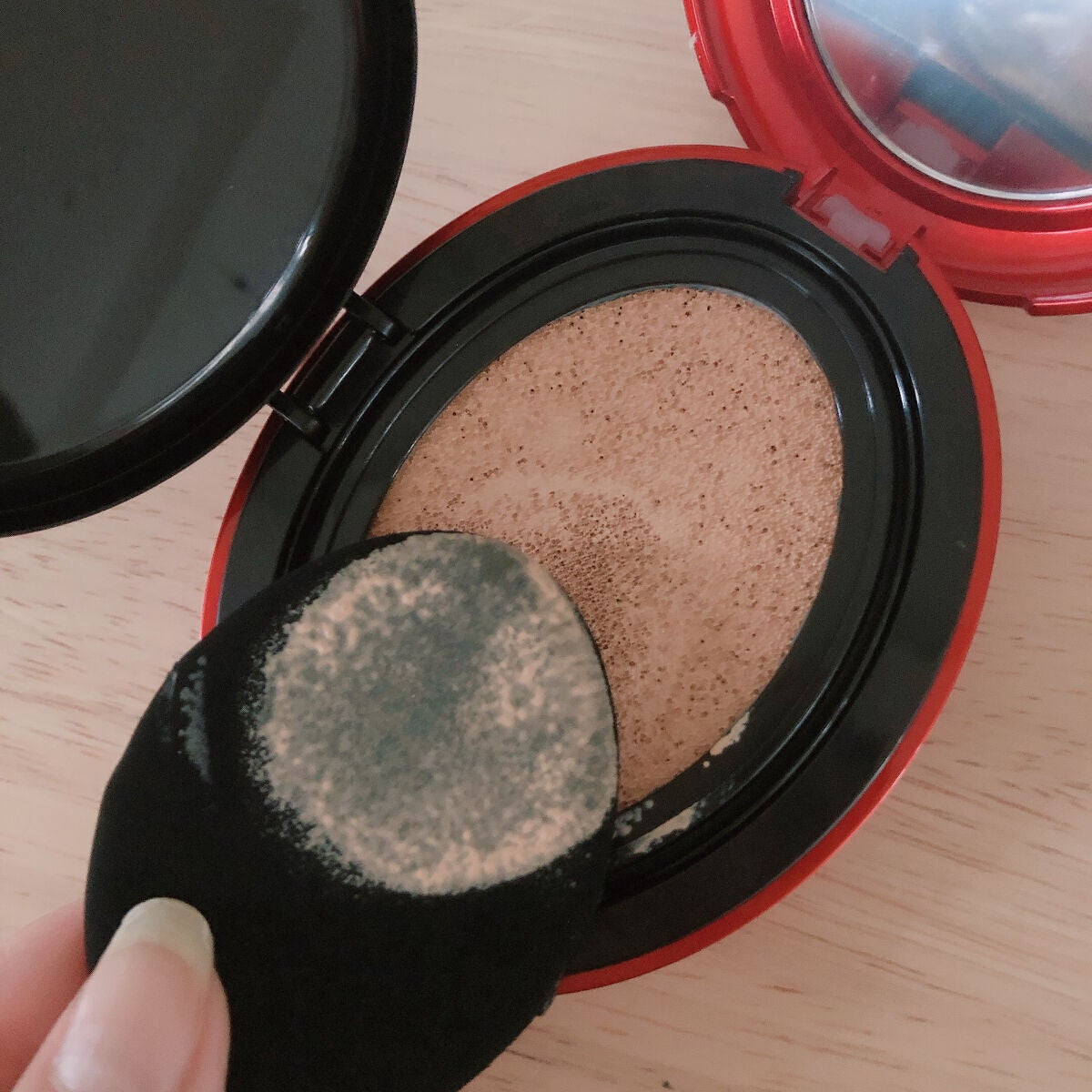 マスク フィット レッド クッション/TIRTIR(ティルティル)/クッションファンデーションを使ったクチコミ(4枚目)