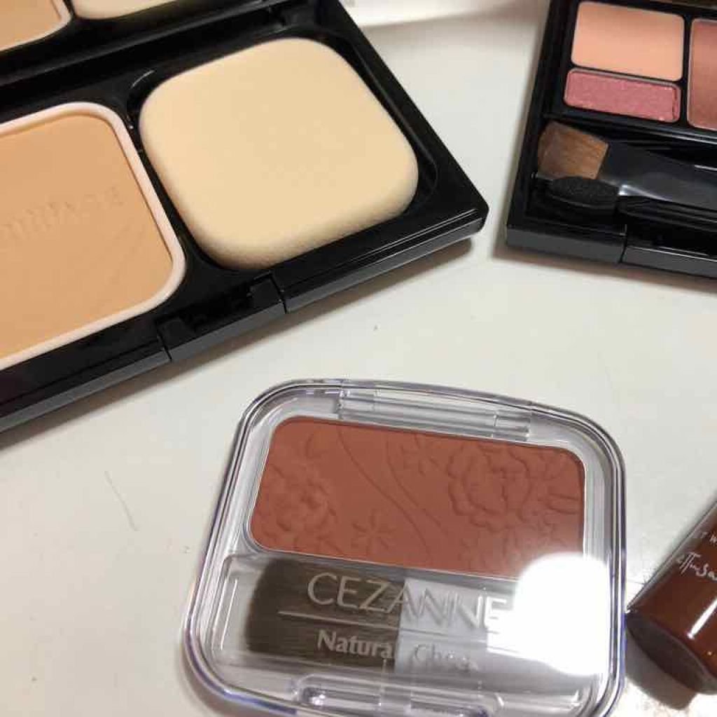 ナチュラル チークN/CEZANNE/パウダーチークを使ったクチコミ（3枚目）