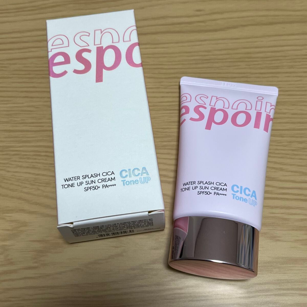 ウォータースプラッシュシカトーンアップクリーム/espoir/化粧下地を使ったクチコミ(1枚目)