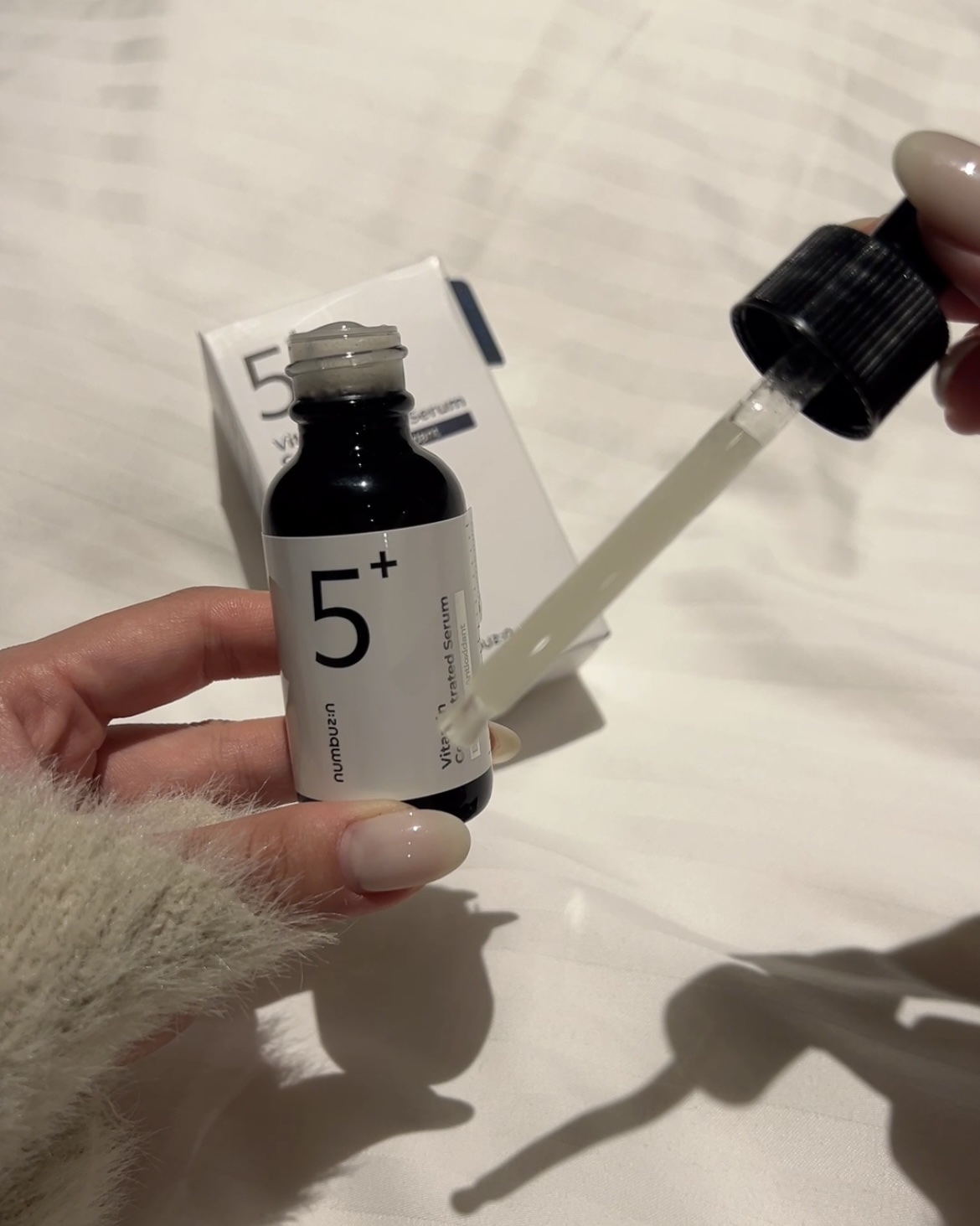 5番 白玉グルタチオンＣ美容液/numbuzin/美容液を使ったクチコミ（2枚目）